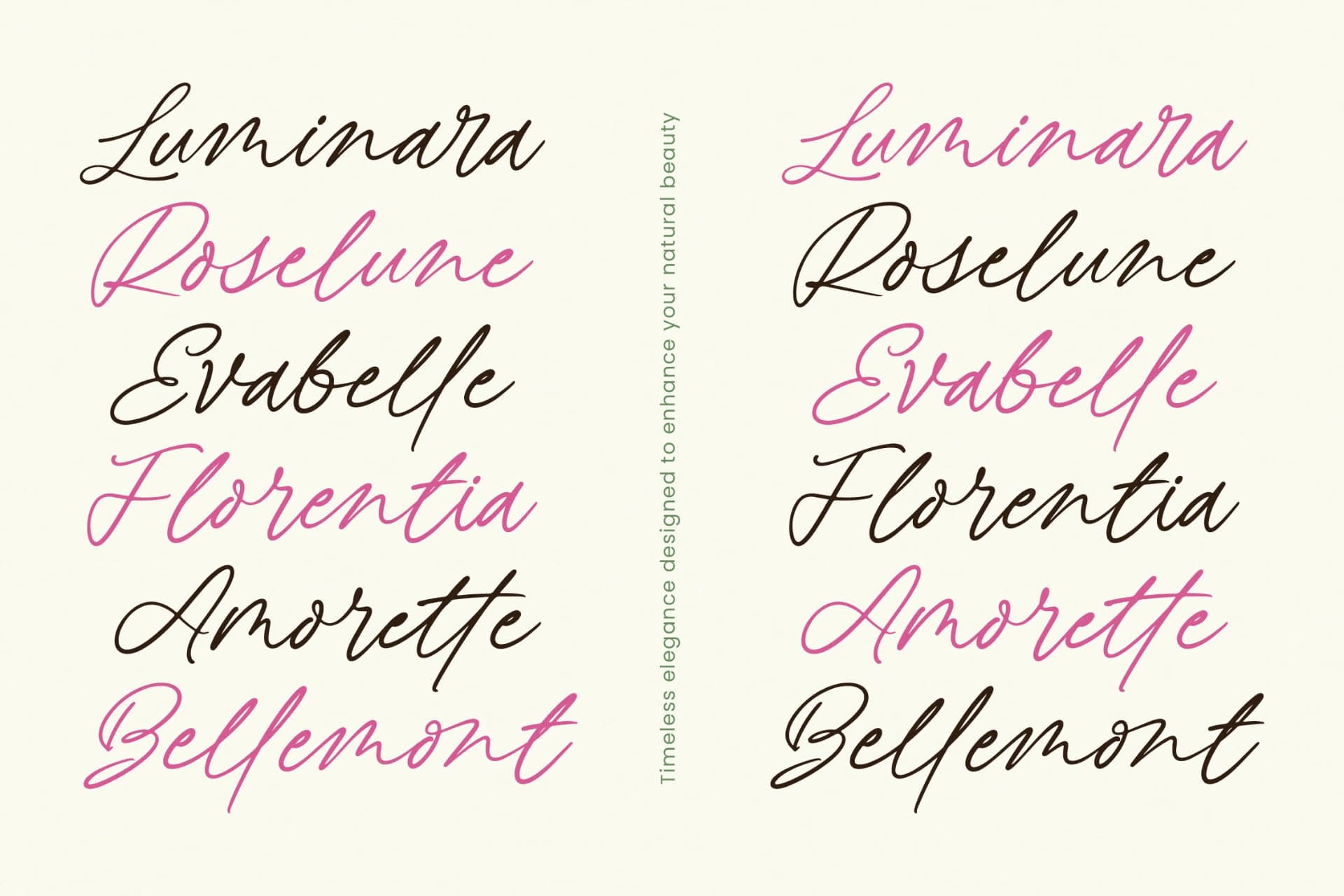 Preview 9 for Pinkie Wonderly - Cute Handwritten Script