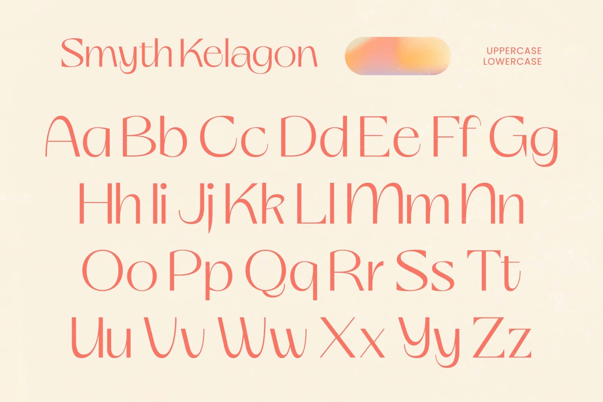 Preview 3 for Smyth Kelagon - Elegant Thin Sans Serif