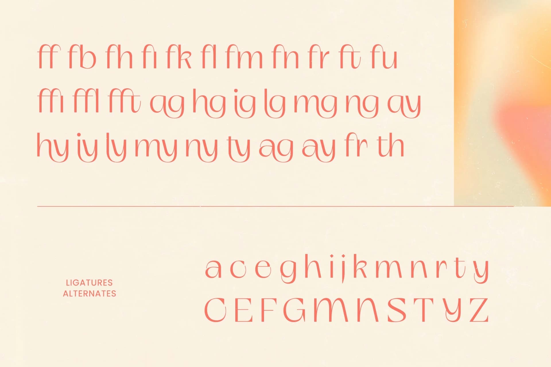 Preview 15 for Smyth Kelagon - Elegant Thin Sans Serif