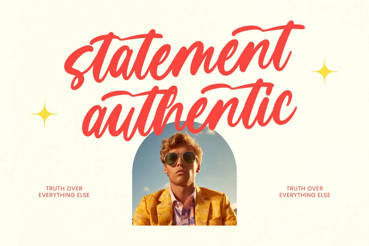Monday Chitrus - Bold Handwritten font preview 14