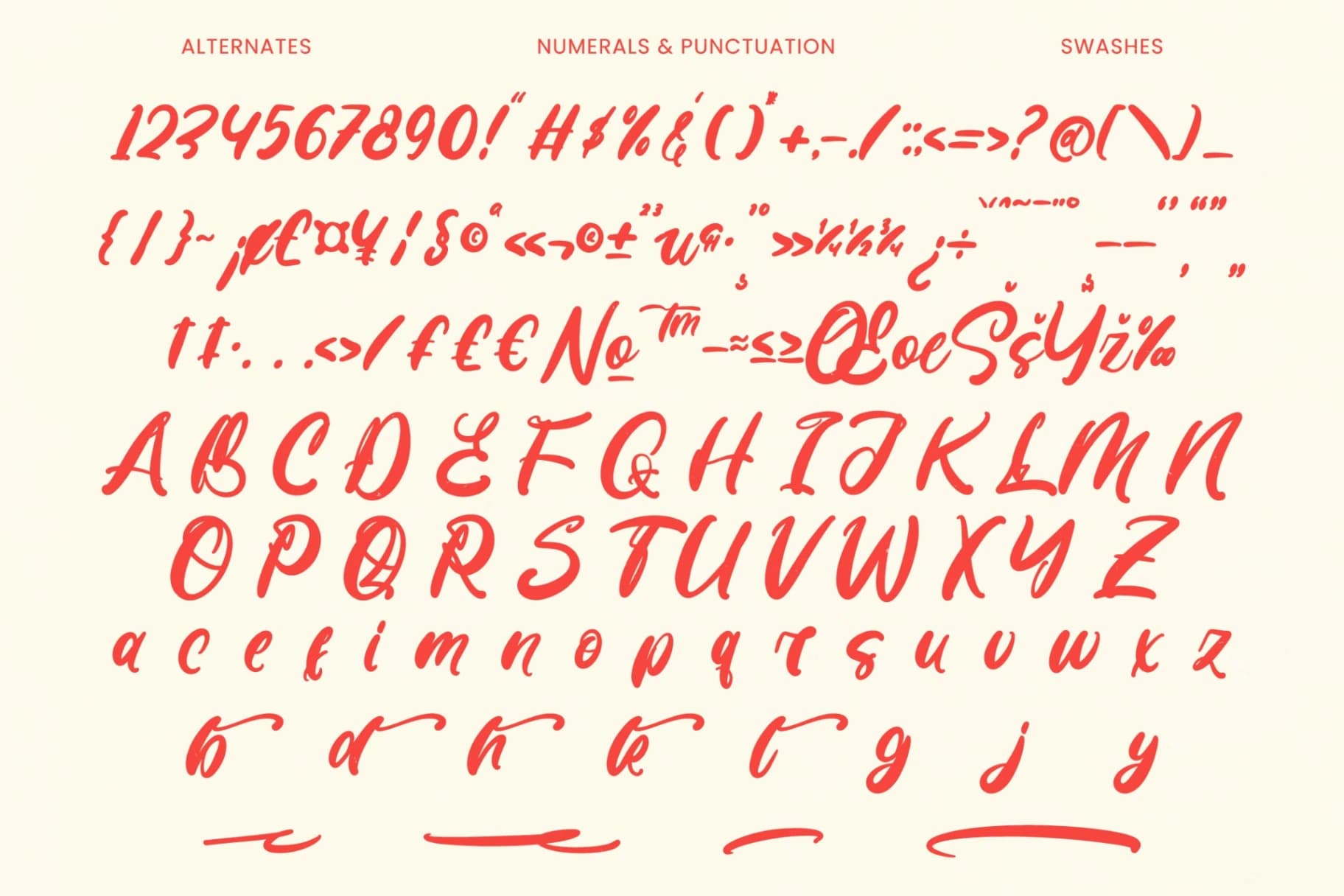 Preview 19 for Monday Chitrus - Bold Handwritten