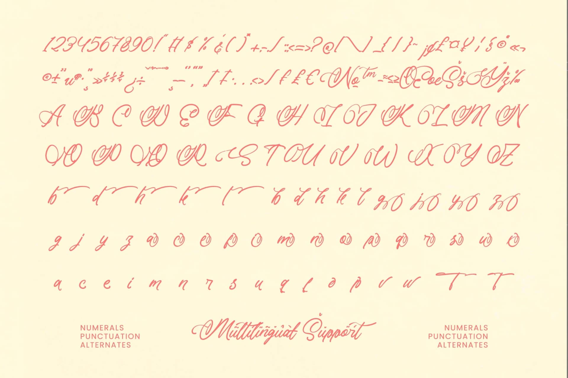 Preview 19 for Akmelyn Beridge - Bold Calligraphy Font
