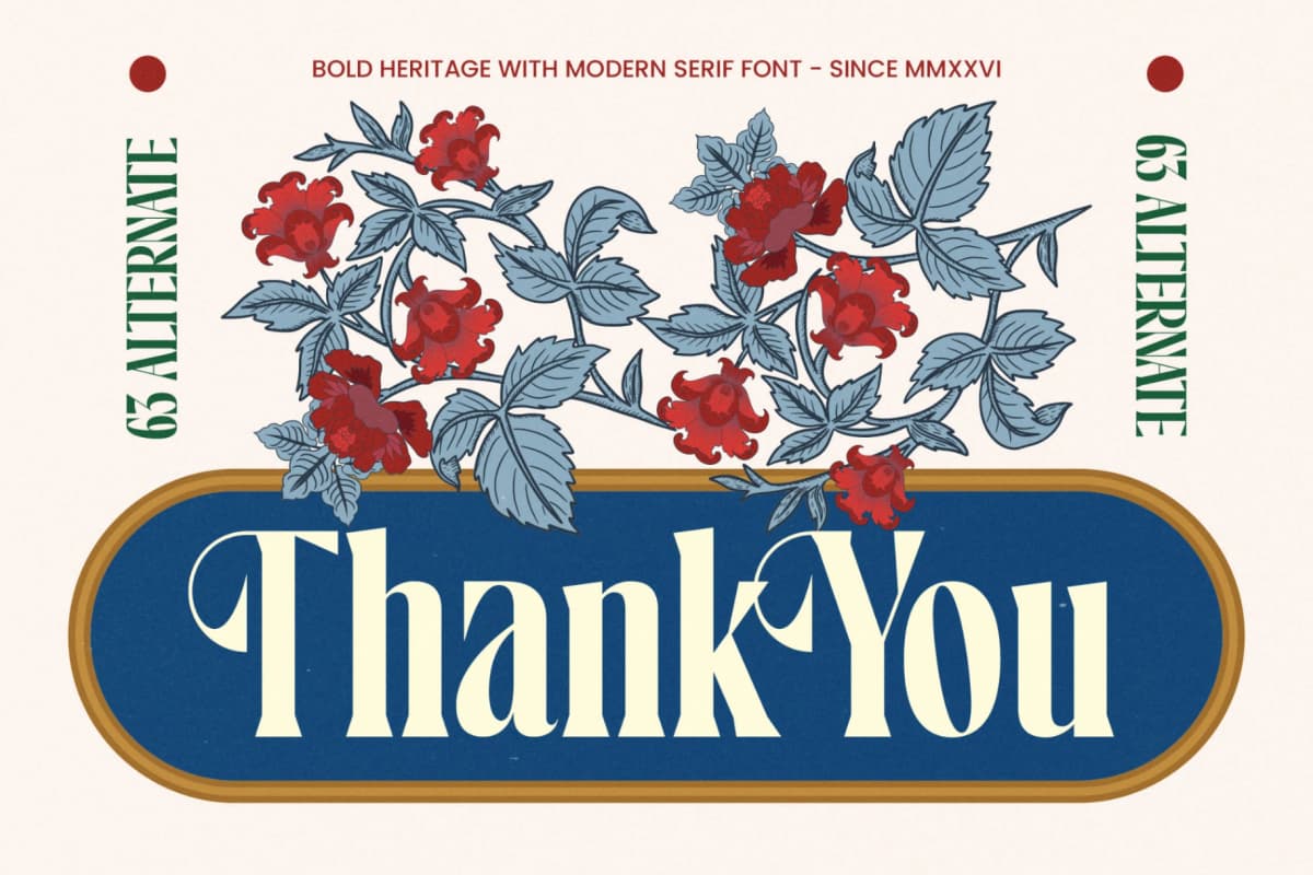 Maristores - Modern Serif Font font preview 20