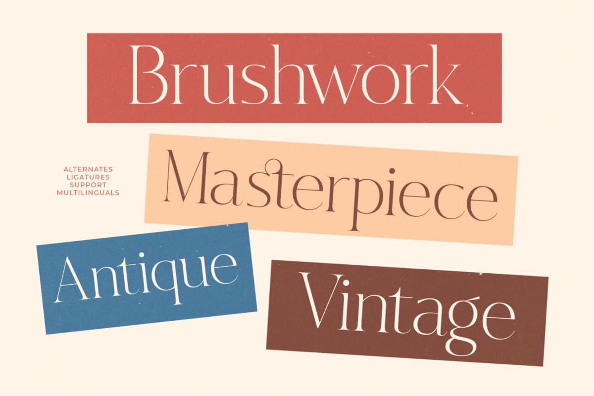 Hekgest - Elegant Modern Serif Font font preview 6