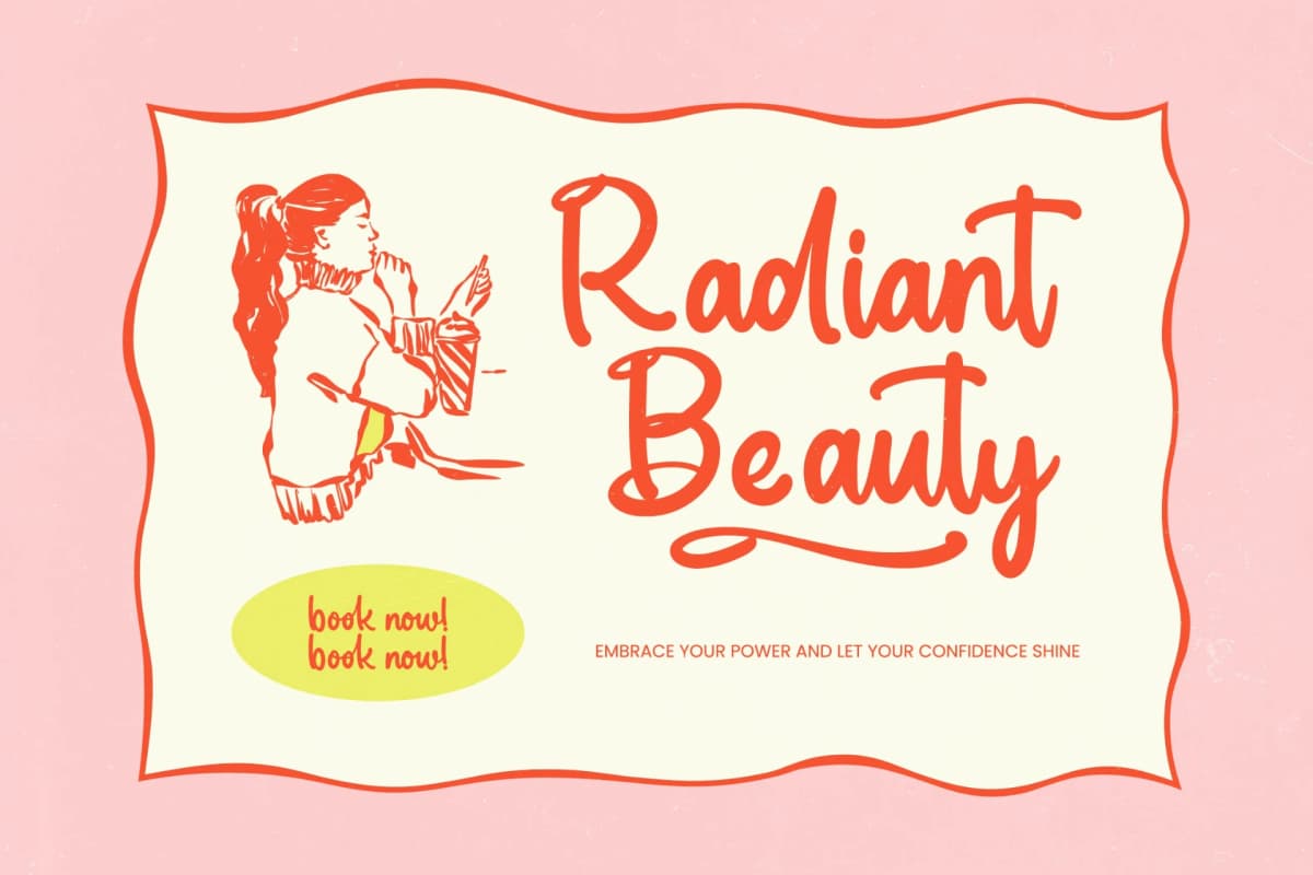 Chiler Spark - Aesthetic Handwritten font preview 18