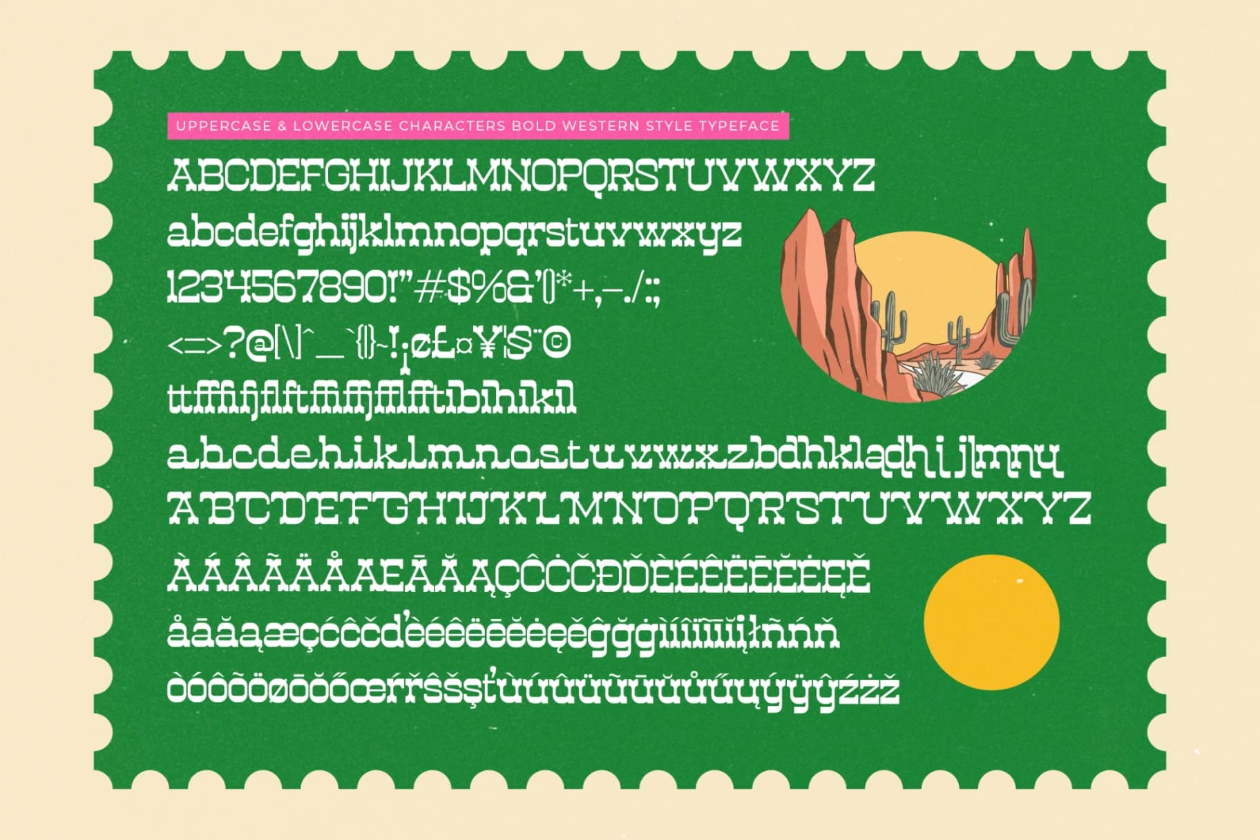 Preview 19 for Westkind - Modern Western Slab Serif