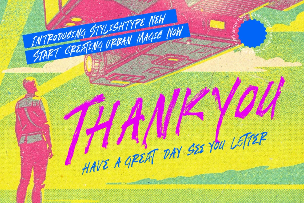 Scarletis - Rough Calligraphy Style Font font preview 20