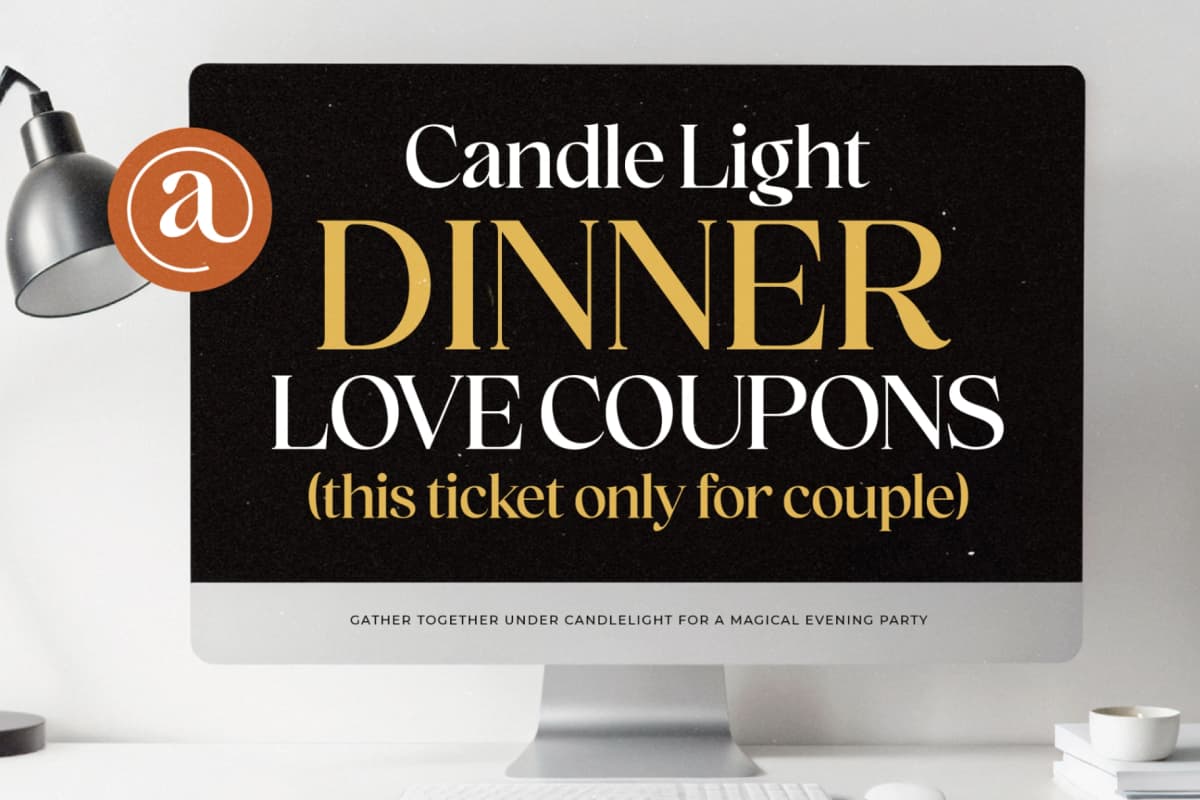 Holiday Sunset - Elegant Display Serif Font font preview 11