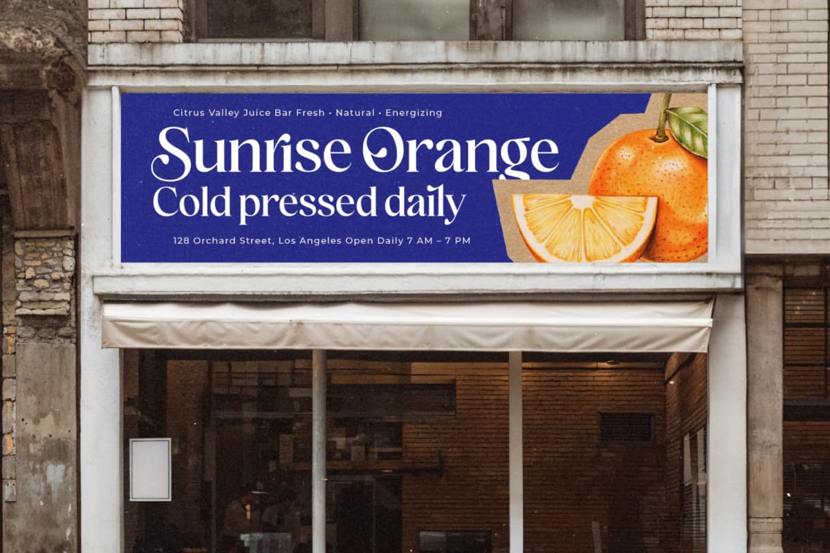 Holiday Sunset - Elegant Display Serif Font font preview 6