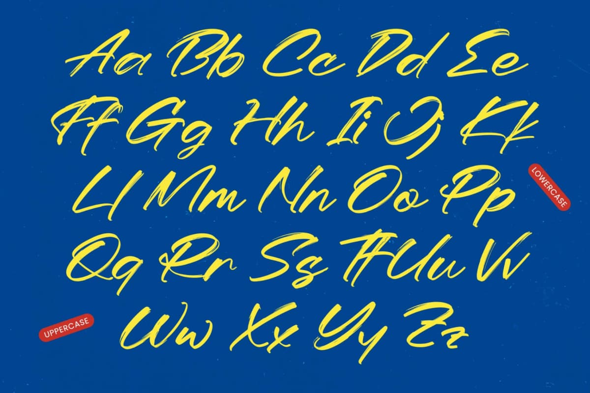 Preview 10 for Bahery Stankif - Modern Brush Font