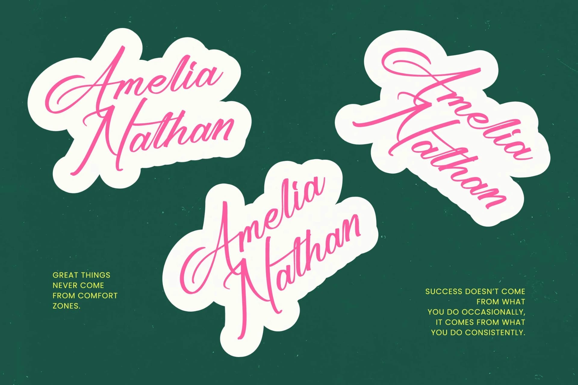 Preview 15 for Ayeshy Clanita - Bold Calligraphy