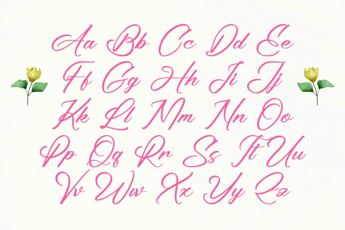 Ayeshy Clanita - Bold Calligraphy font preview 16