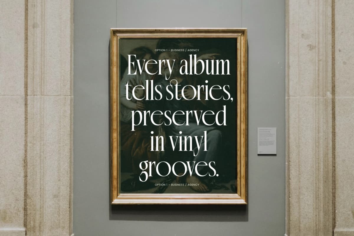 Gradneght - Modern Display Serif font preview 3