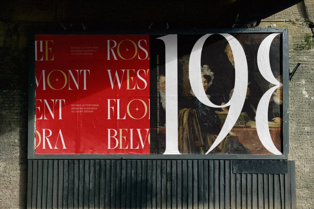 Gradneght - Modern Display Serif font preview 11