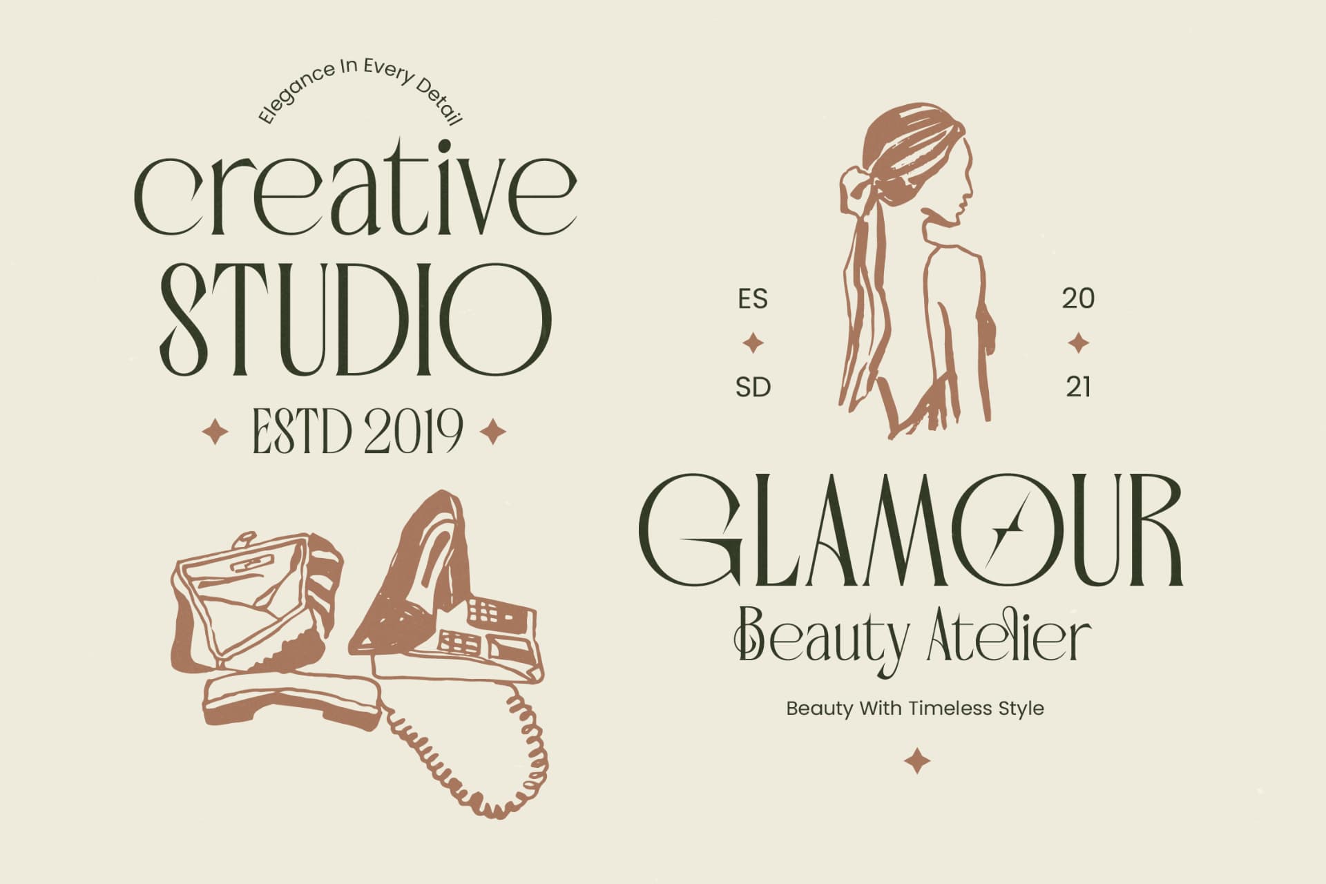 Preview 4 for Badgeils - Modern Alternate Serif Font