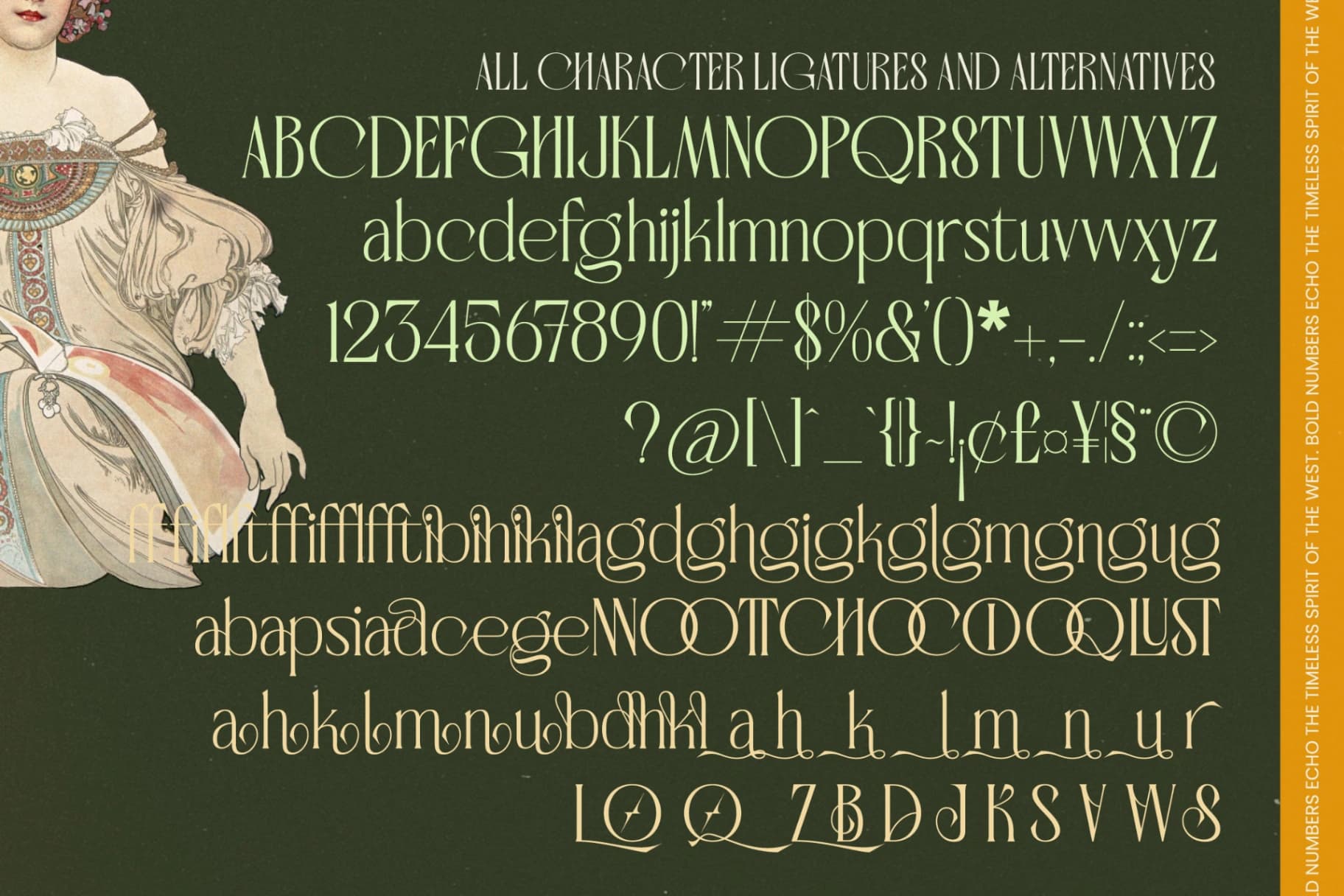 Preview 19 for Badgeils - Modern Alternate Serif Font