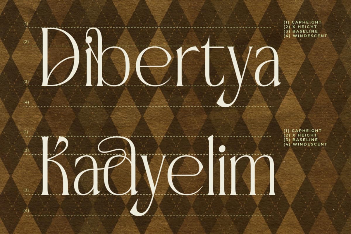 Badgeils - Modern Alternate Serif Font font preview 14