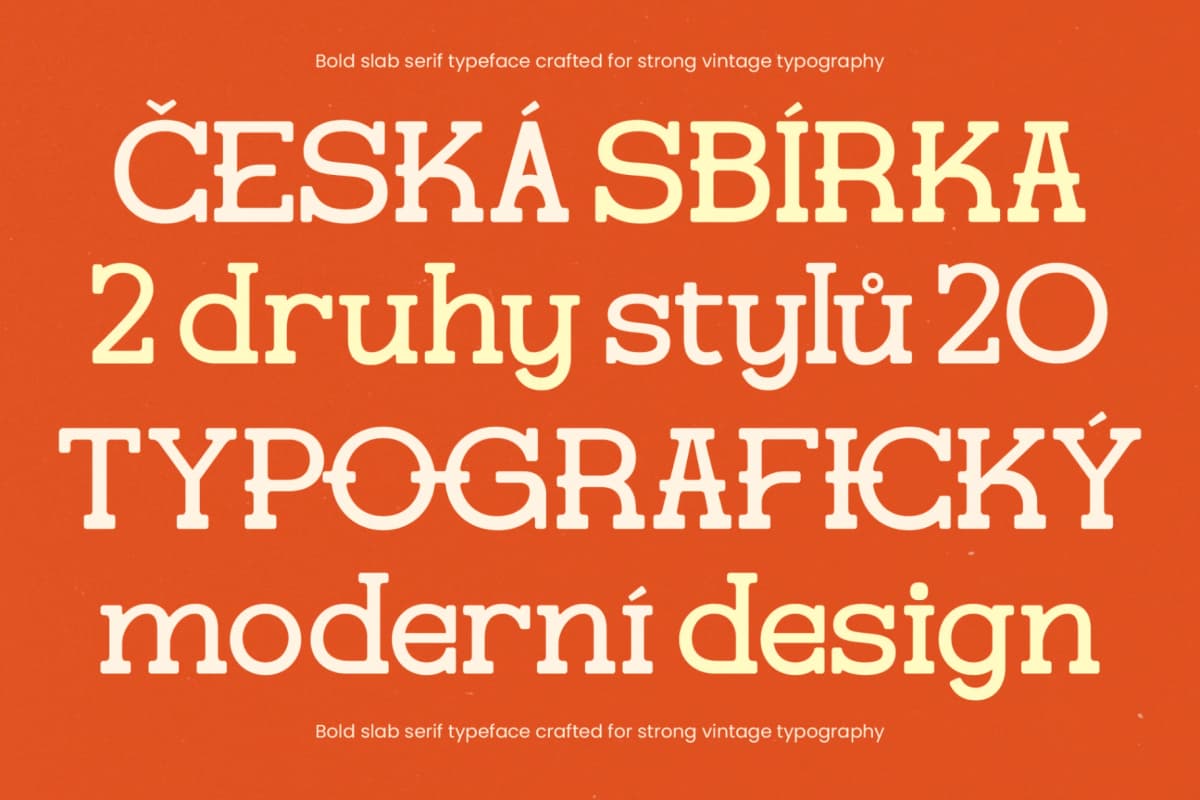 Gatius Rodeo - Vintage Slab Serif Font font preview 19