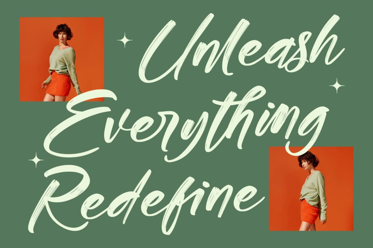Bonats Restorty - Bold Brush Font font preview 6
