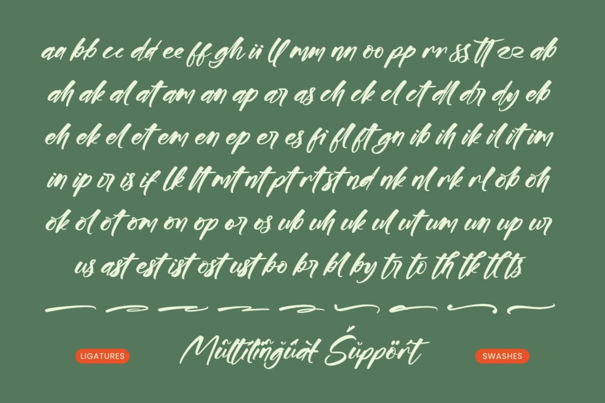 Preview 13 for Bonats Restorty - Bold Brush Font