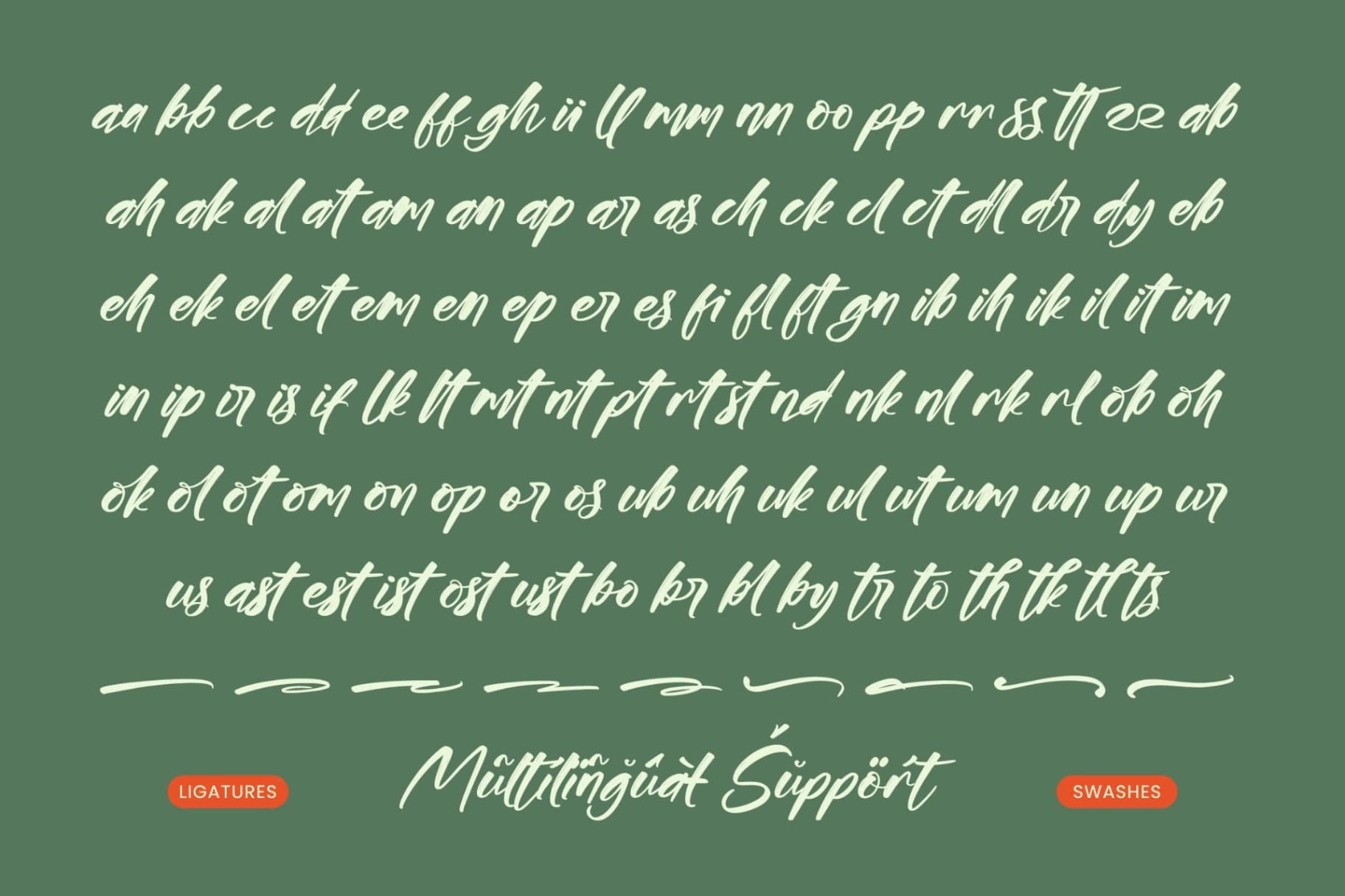 Preview 13 for Bonats Restorty - Bold Brush Font