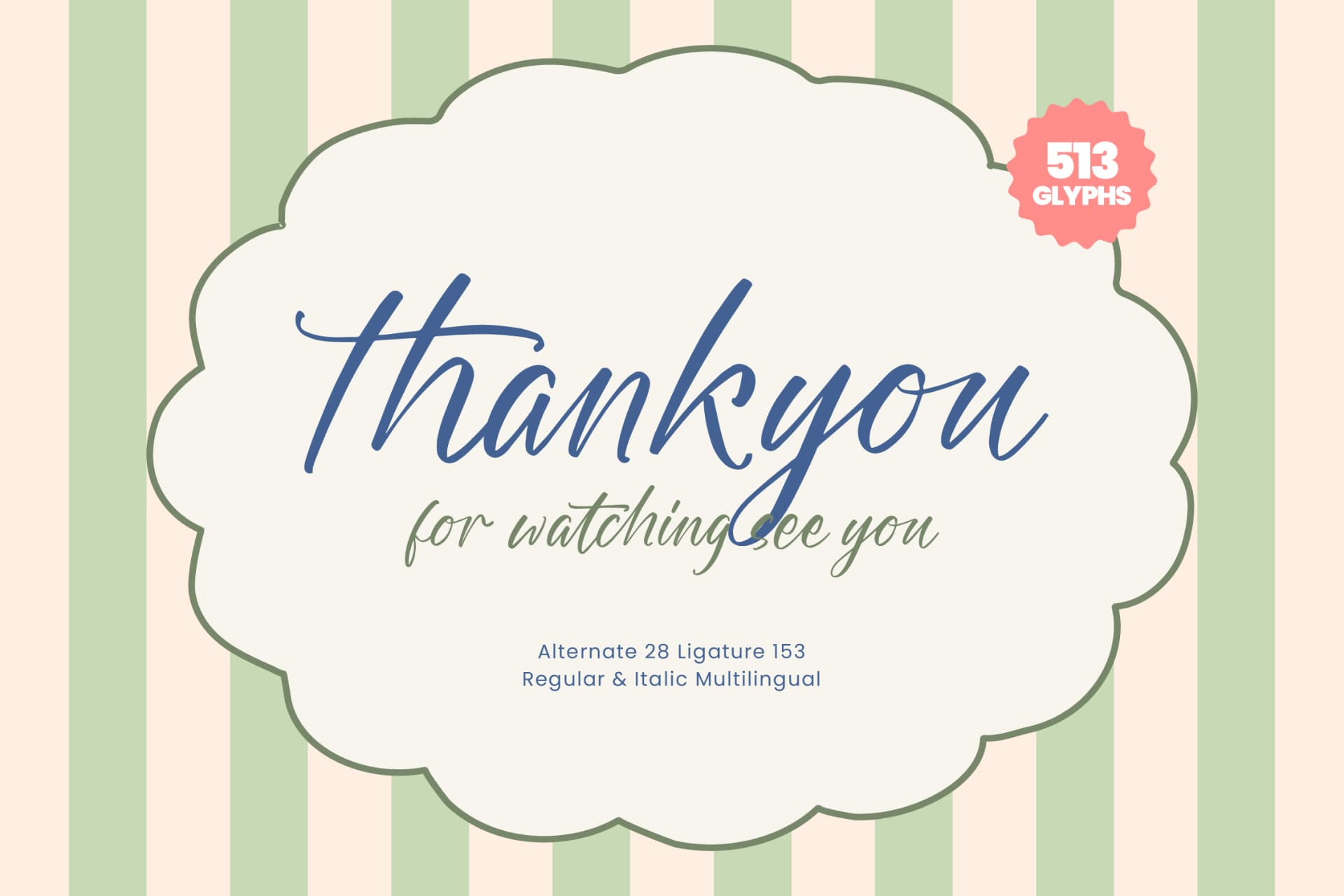 Preview 20 for Floral Wish - Modern Handwritten Font