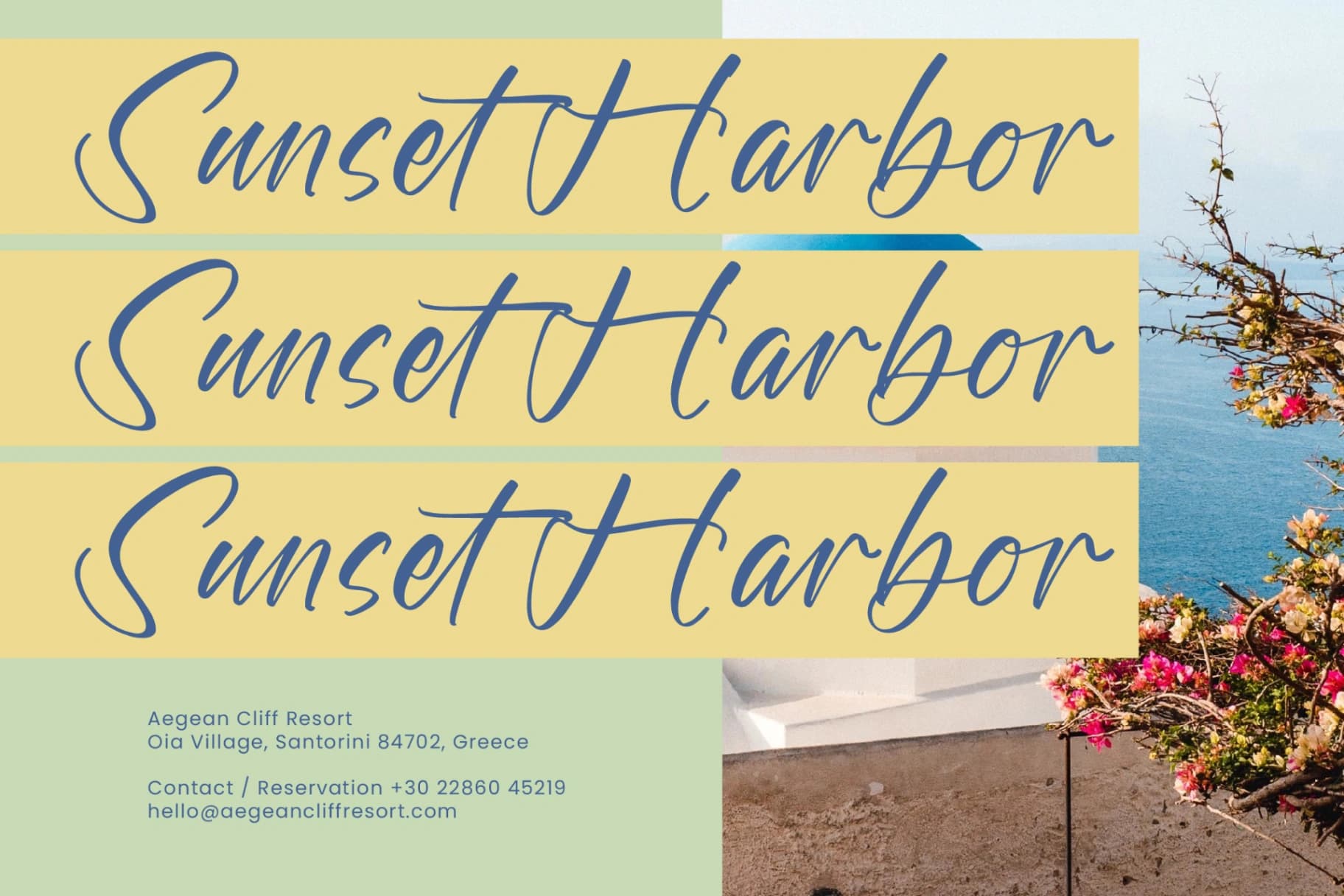 Preview 19 for Floral Wish - Modern Handwritten Font