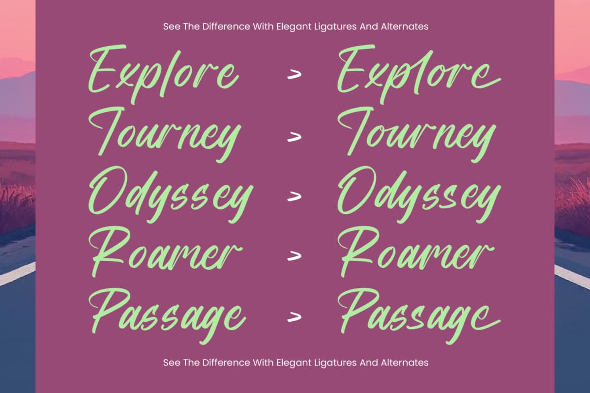 April Pearl - New Modern Handwritten font preview 12