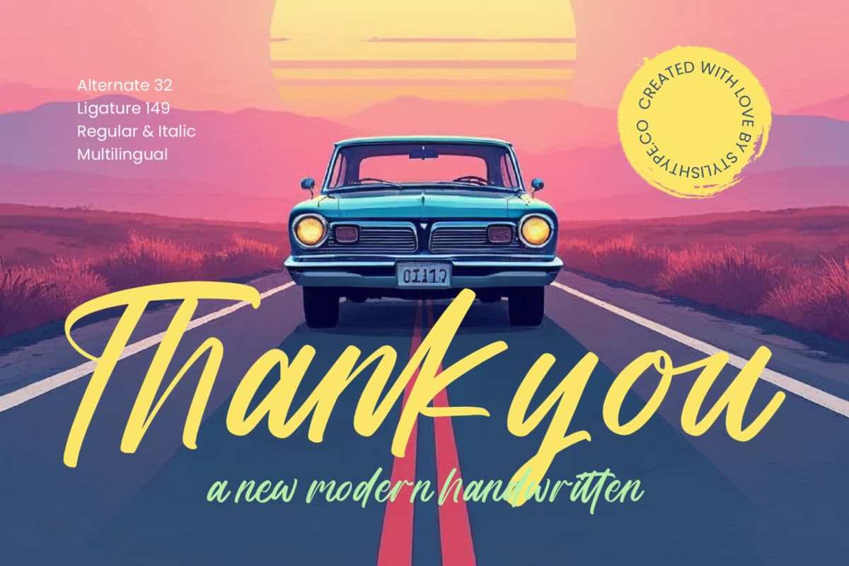 April Pearl - New Modern Handwritten font preview 20