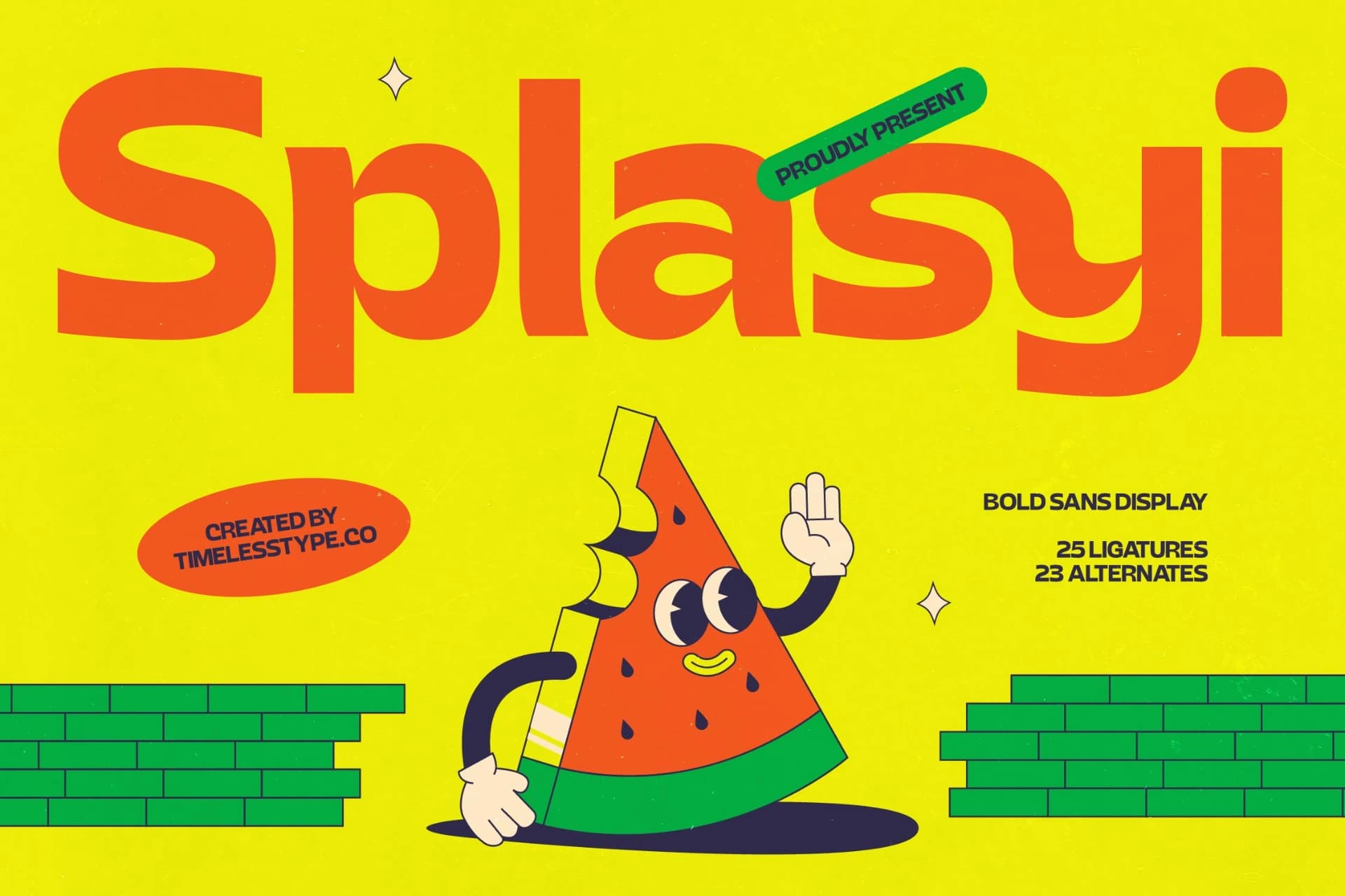 Preview 1 for Splasyi - Bold Sans Display Font