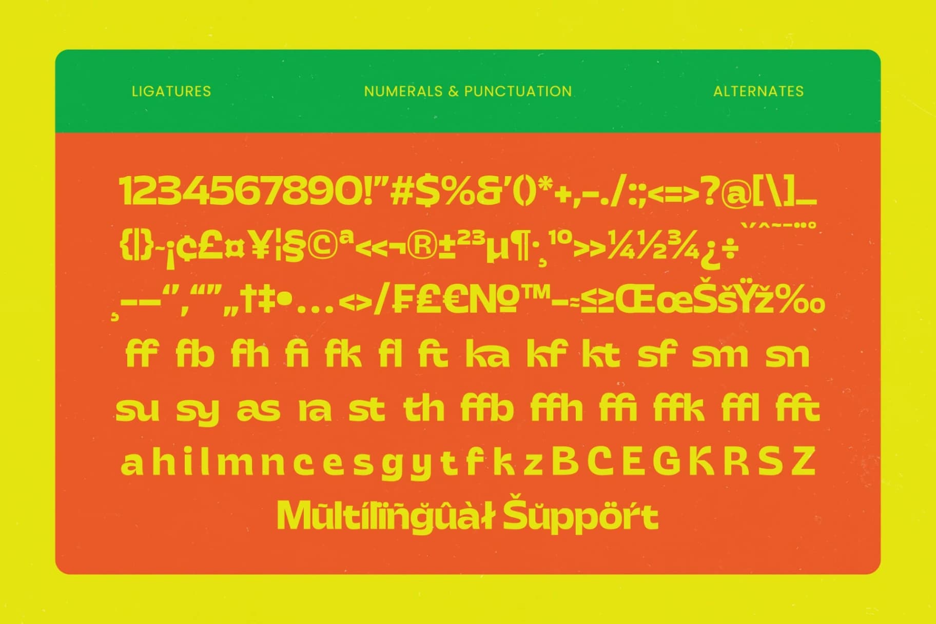 Preview 17 for Splasyi - Bold Sans Display Font