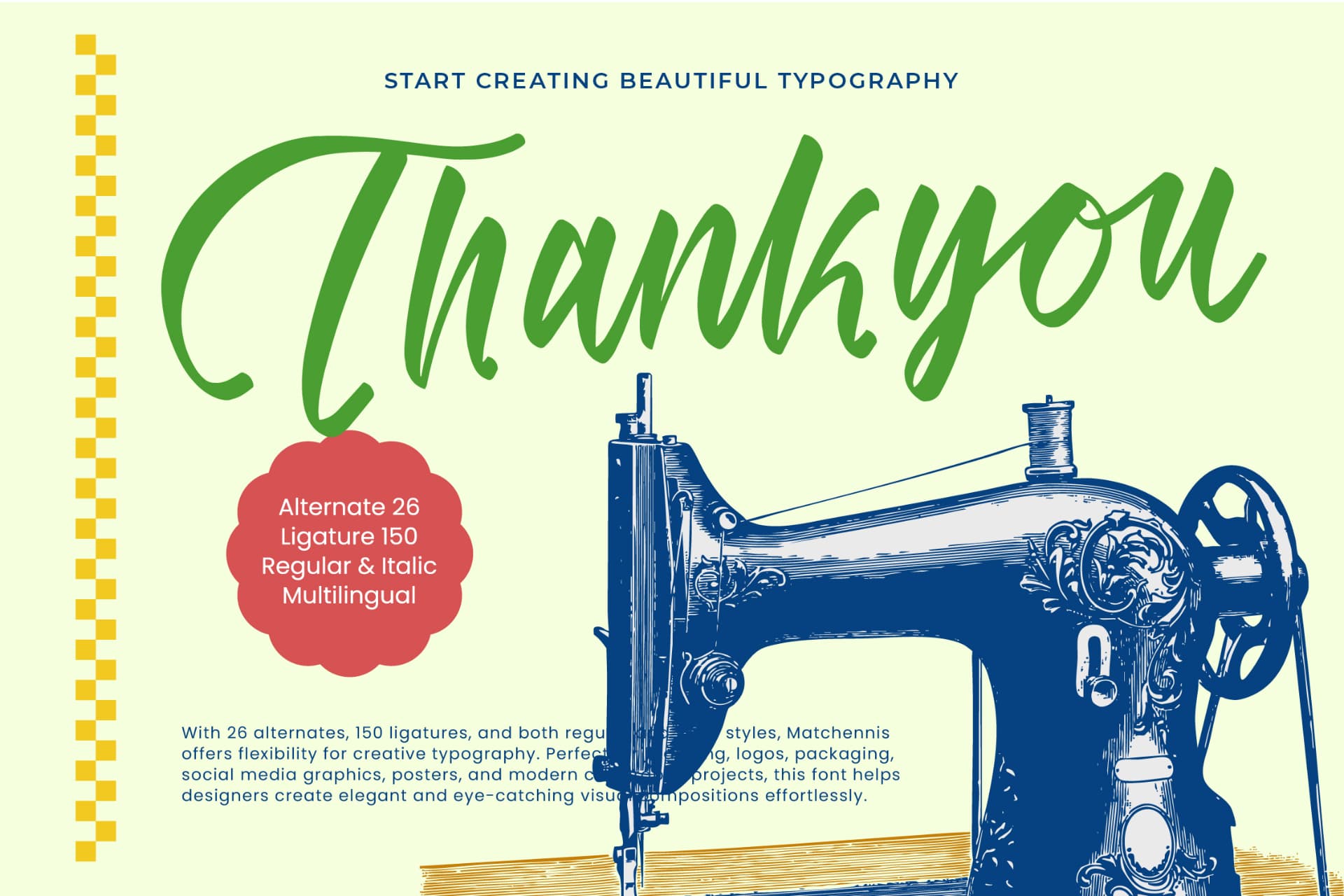 Preview 20 for Matchengis - Brush Handwritten Font