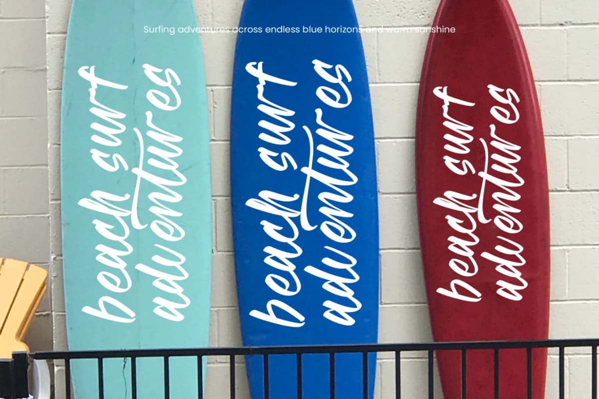 Matchengis - Brush Handwritten Font font preview 15