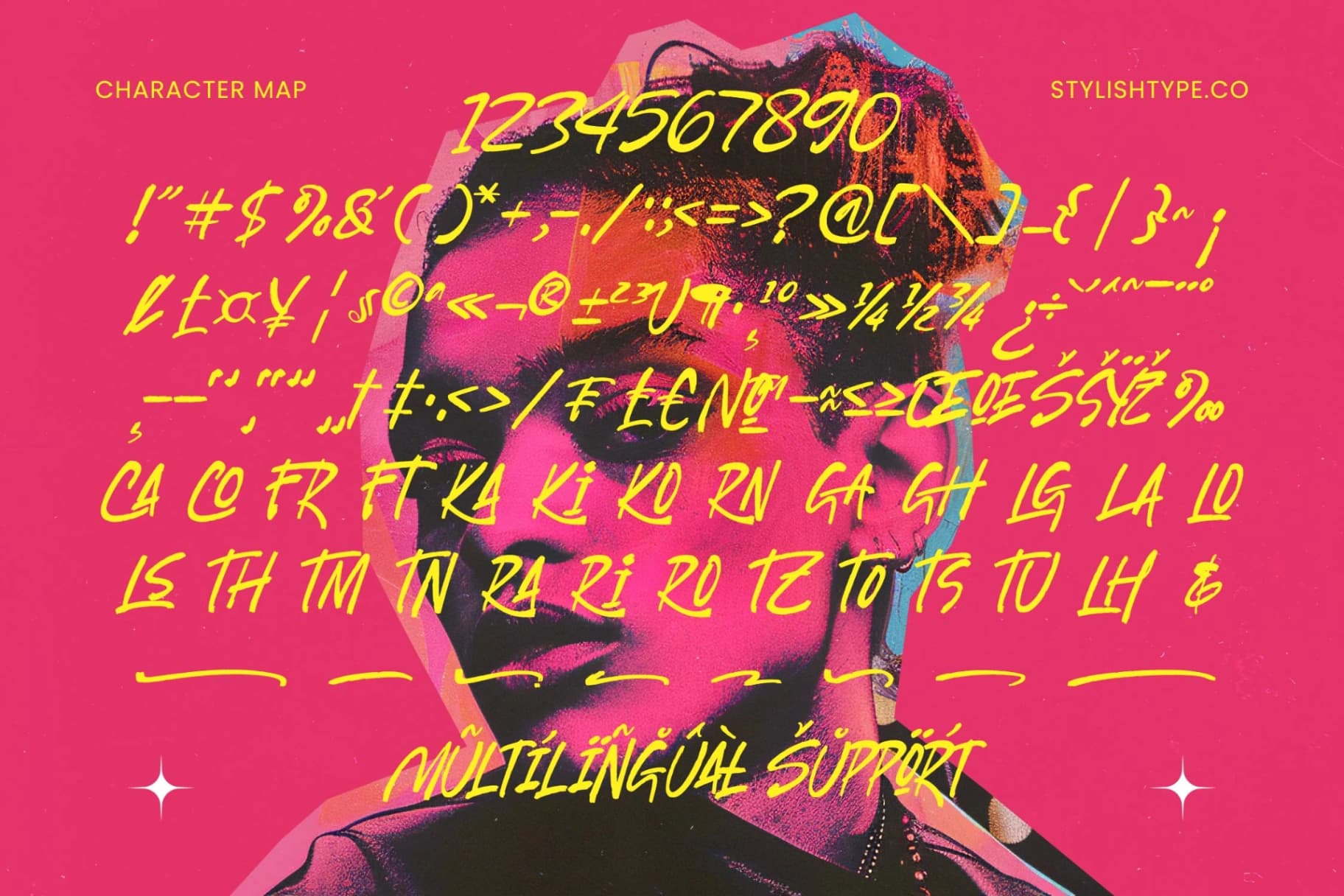 Preview 19 for Bulgeto Eastern - Display Brush Font
