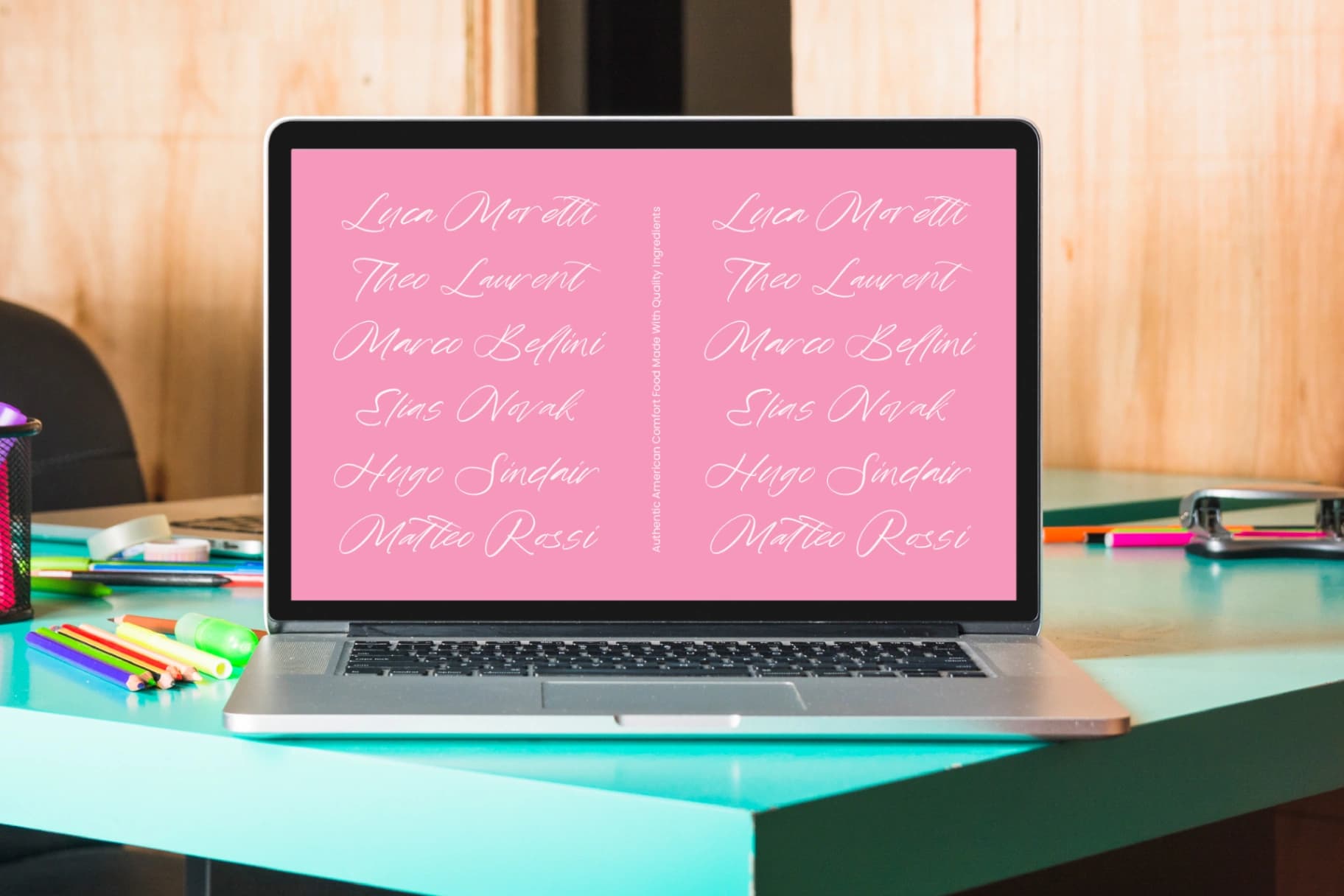 Preview 5 for Rustic Diary - Elegant Script Font