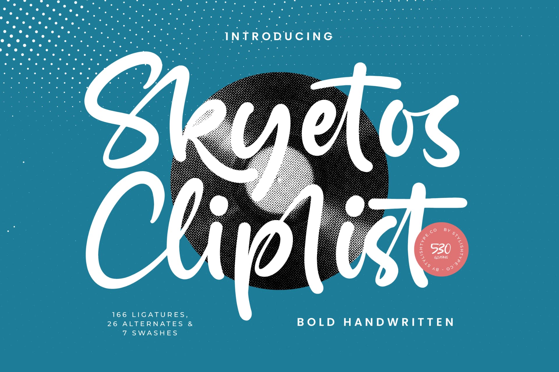 Preview 1 for Skyetos Cliplist - Bold Handwritten Font