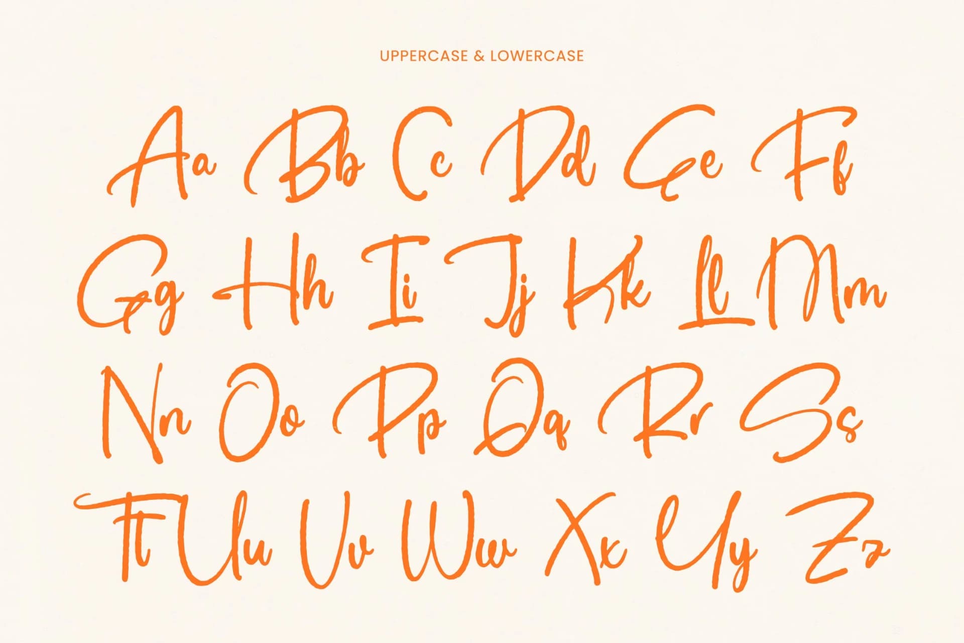 Preview 8 for Buntic Regal - Bold Handwritten Font