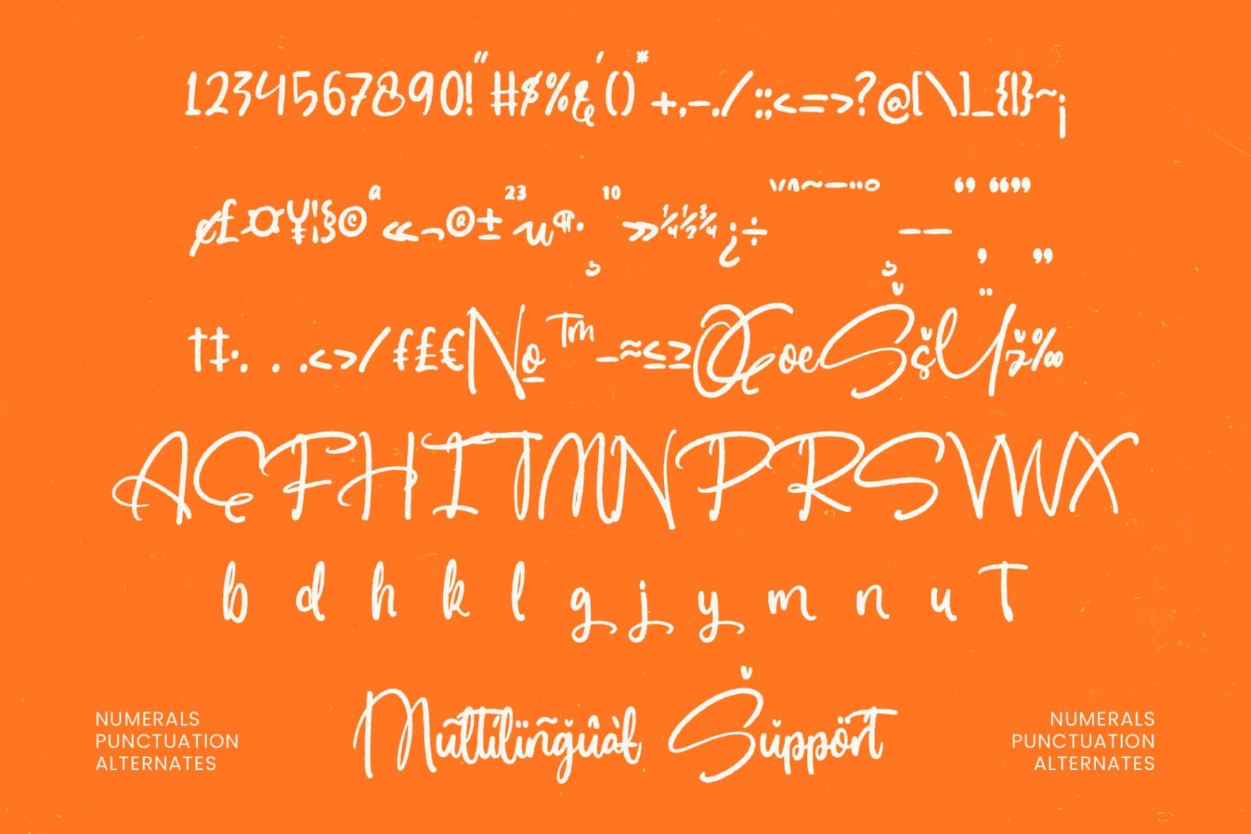 Preview 19 for Buntic Regal - Bold Handwritten Font