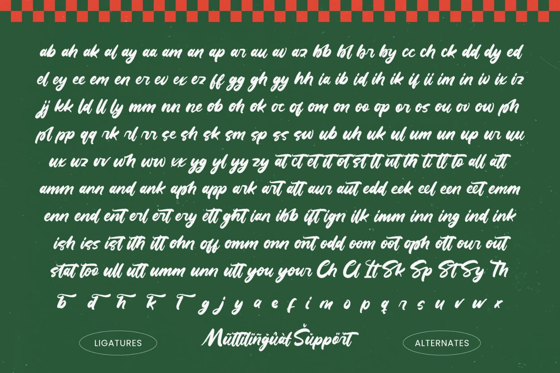 Preview 19 for Runing Squad - Bold Brush Script