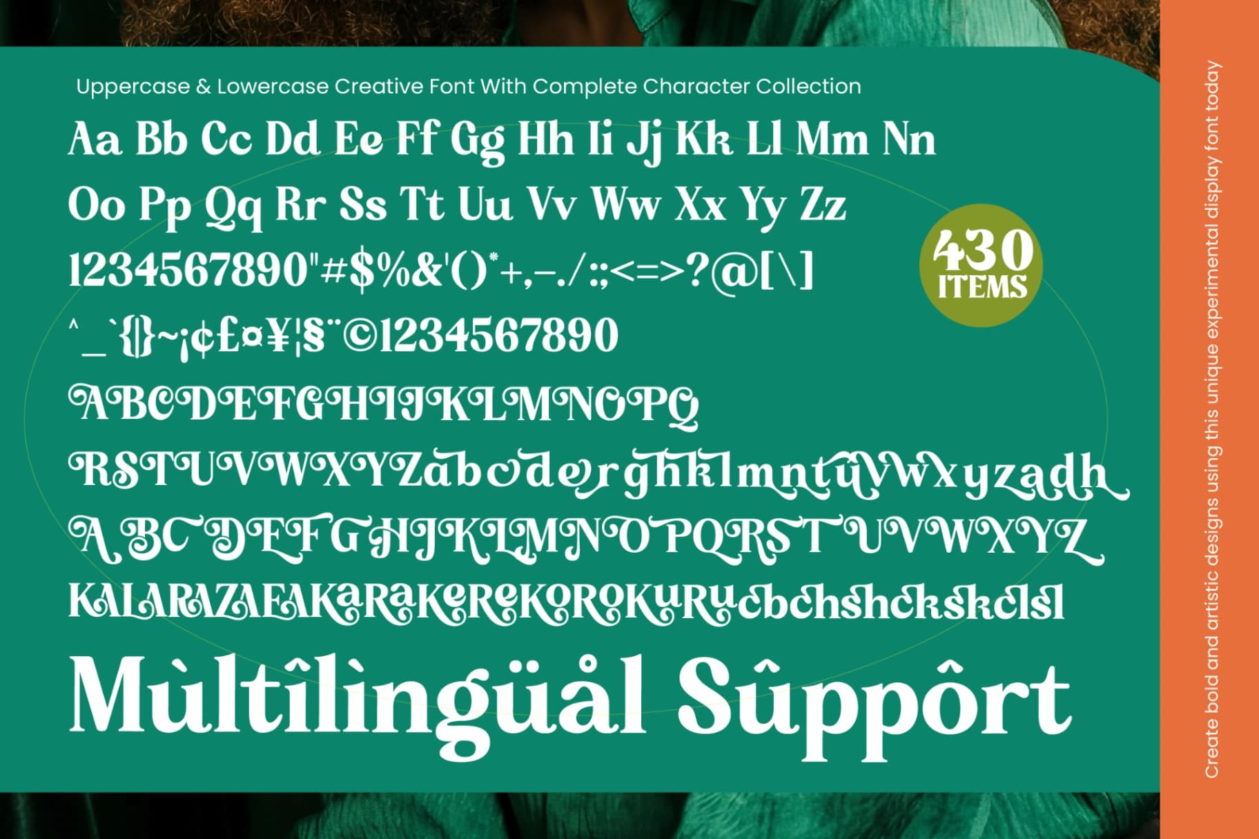 Preview 19 for Broken Relent - Decorative Display Serif Font