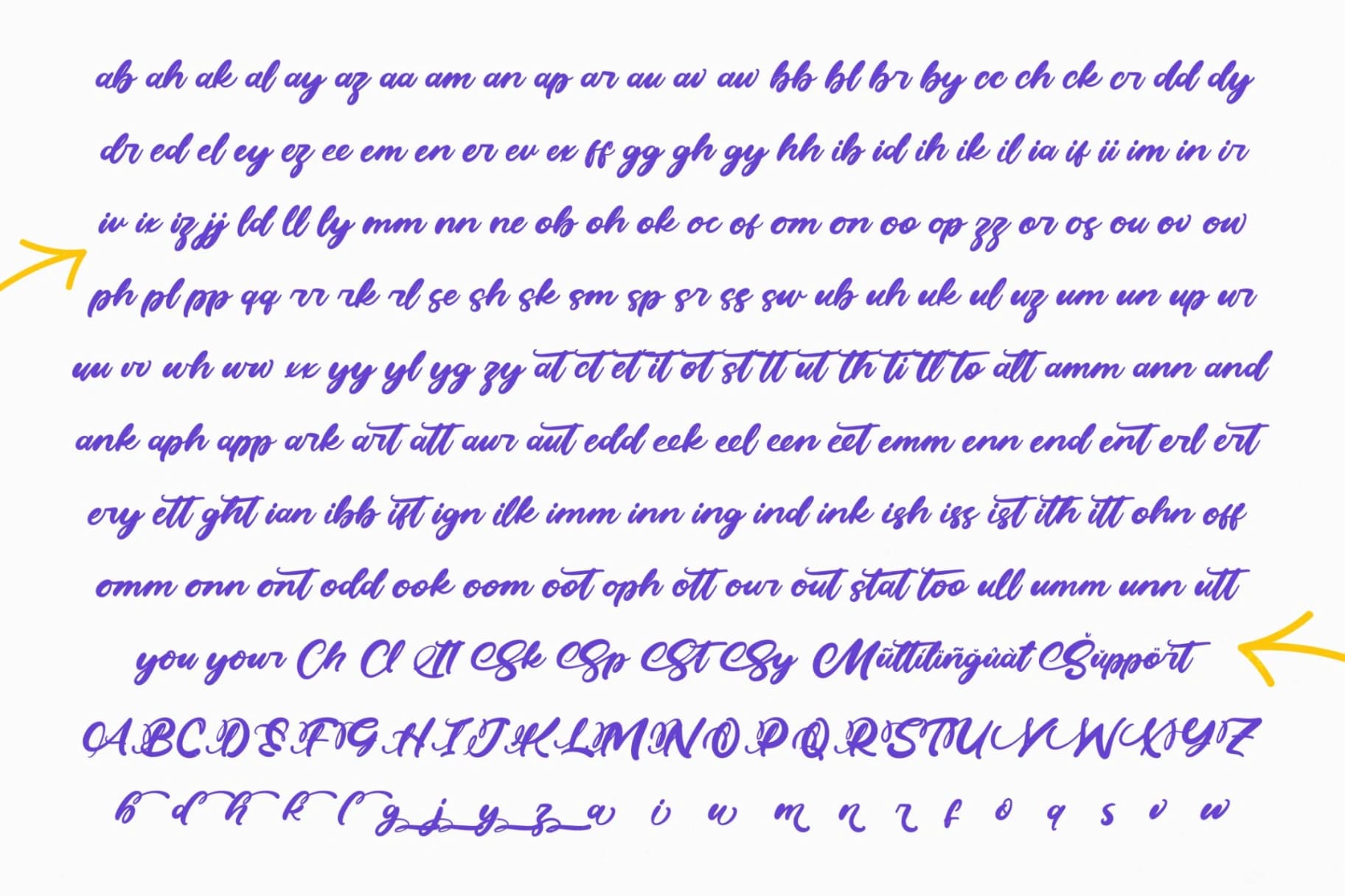 Preview 18 for Tarkeni - Bold Calligraphy Font