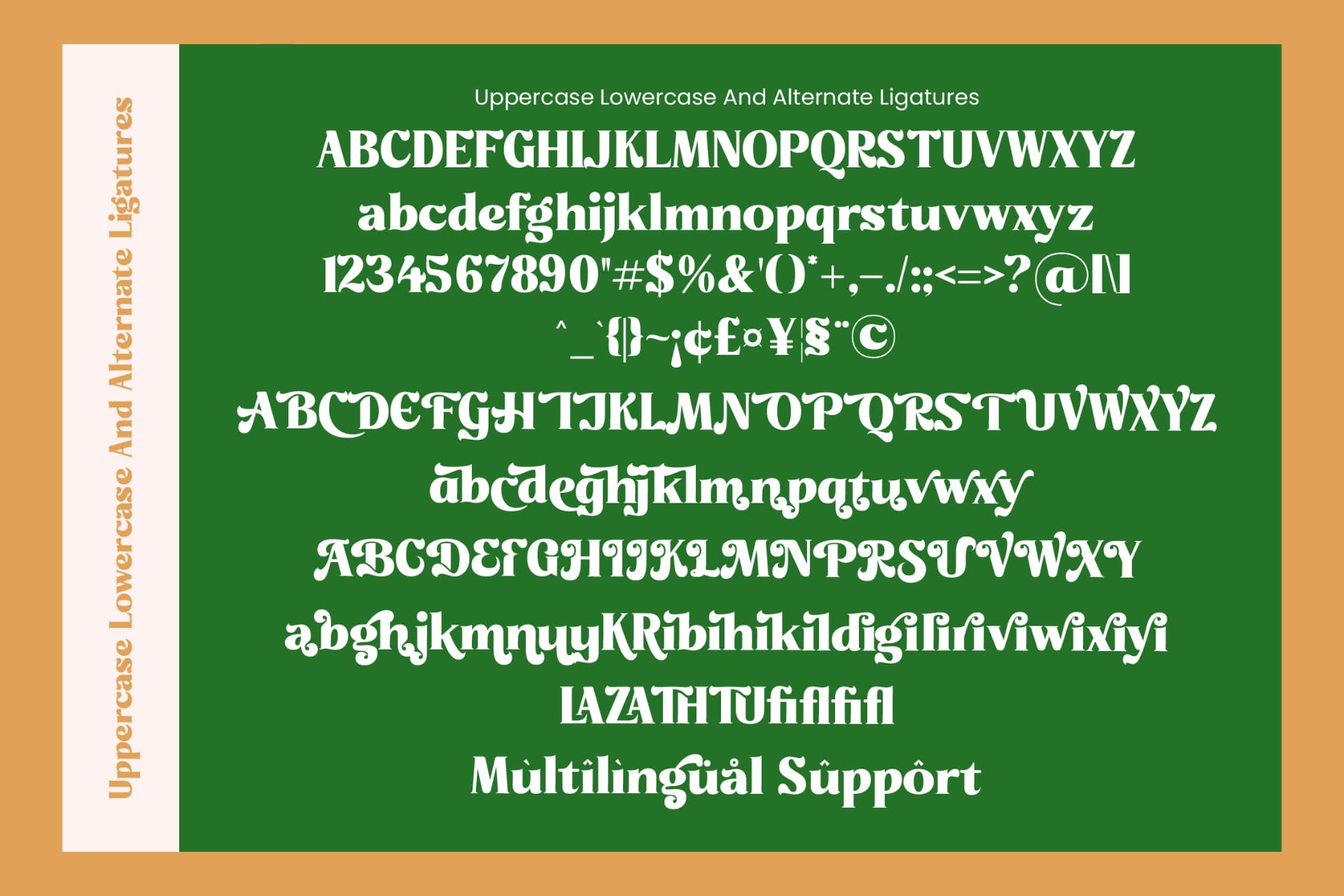 Preview 19 for Misago Sweet - Retro Serif Vintage Display Font