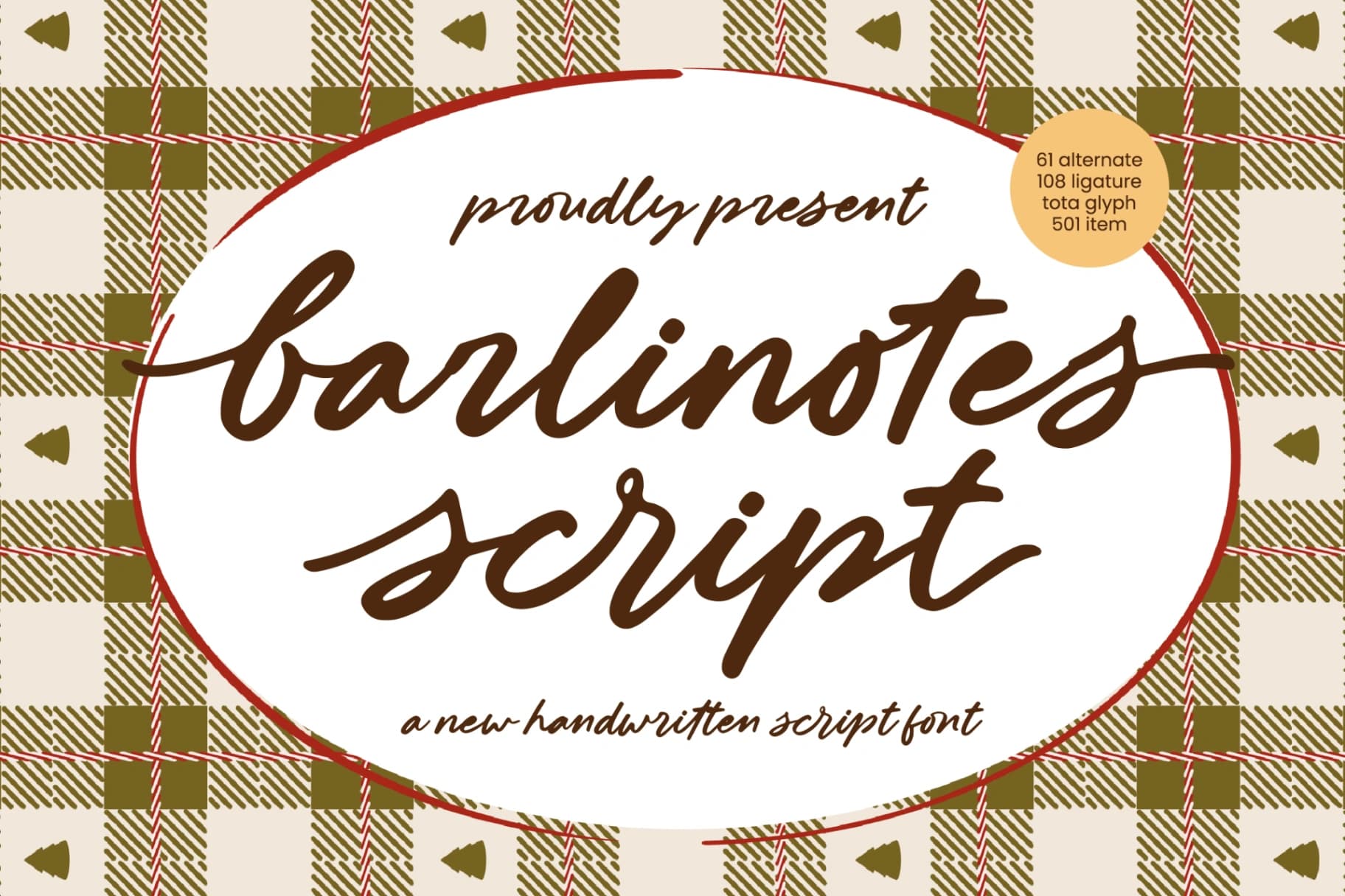 Preview of Barlinotes - New Handwritten Script Font font
