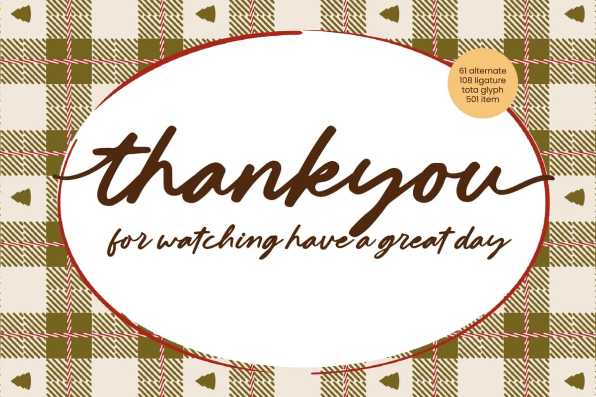 Preview 20 for Barlinotes - New Handwritten Script Font
