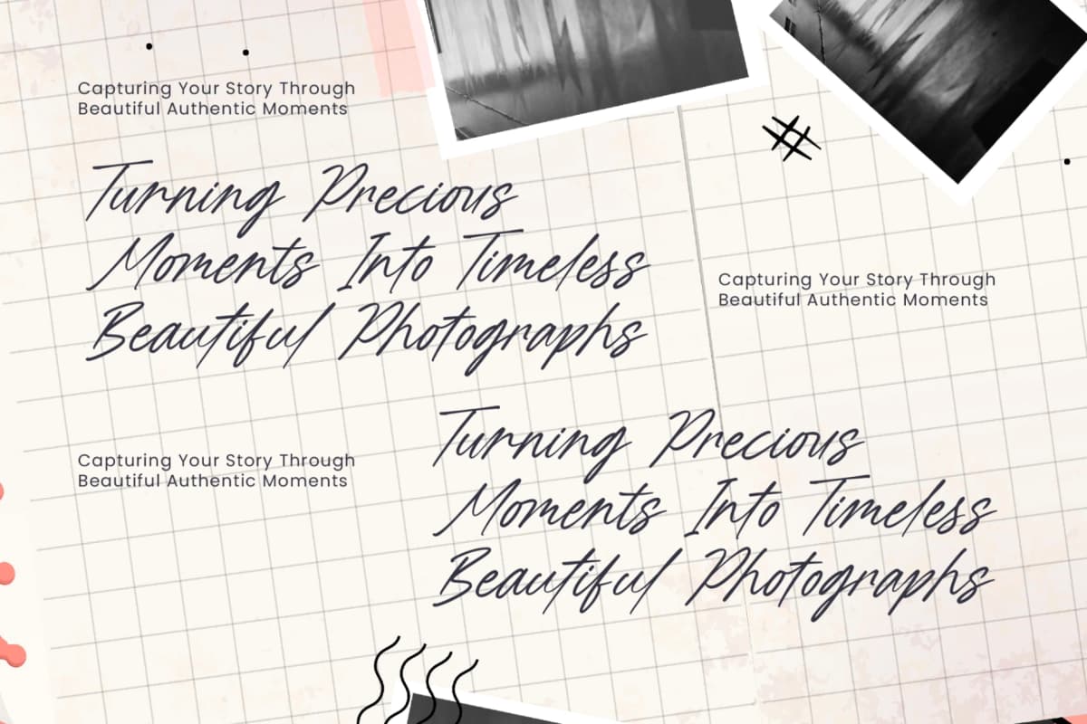 Preview 12 for Starlight Holiday - Modern Handwritten Font