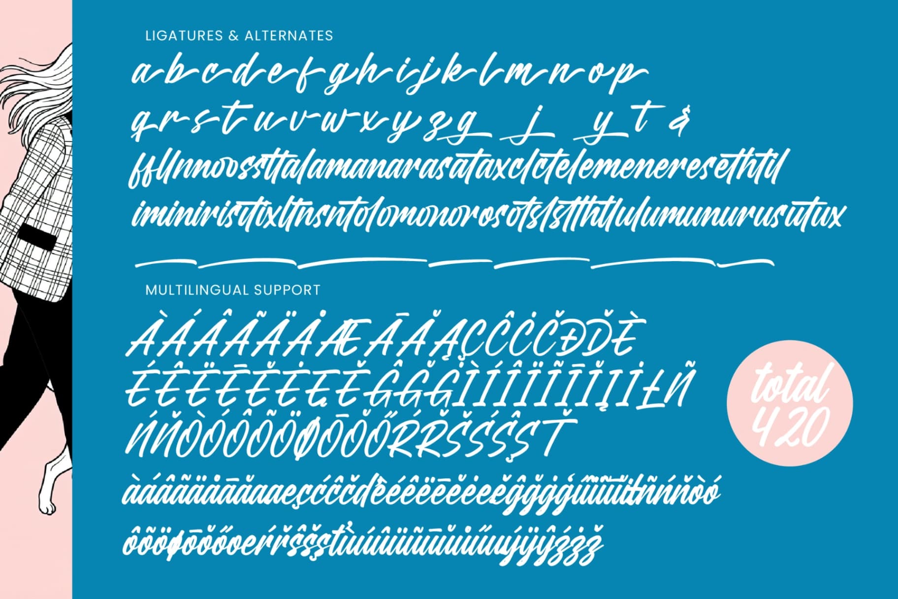 Preview 15 for Delaghes - Bold Script Font