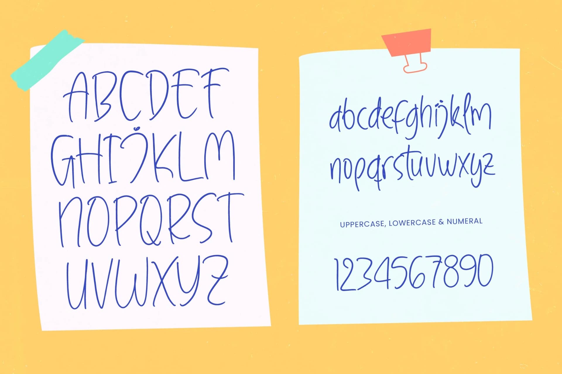 Preview 8 for Sanknotes - Sticky Notes Font