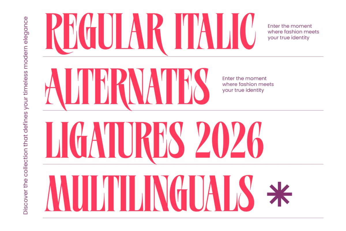 Preview 19 for Mellgro – High Contrast Modern Serif