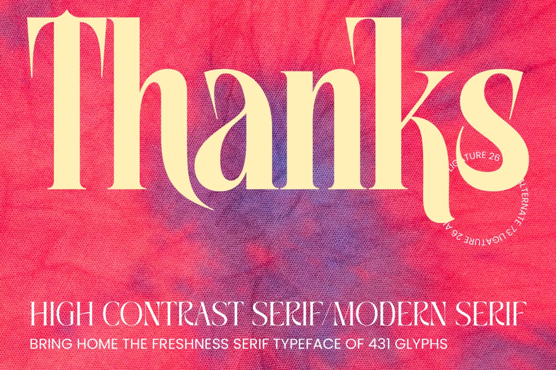 Preview 20 for Mellgro – High Contrast Modern Serif