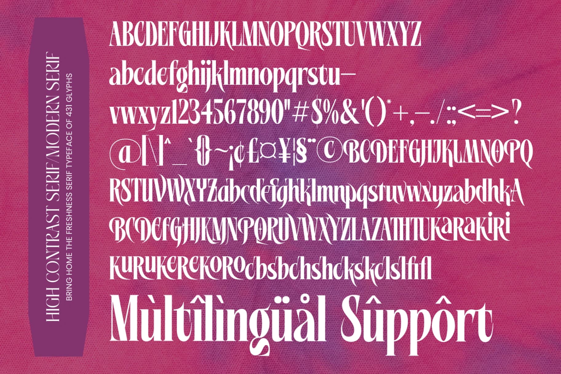Preview 18 for Mellgro – High Contrast Modern Serif